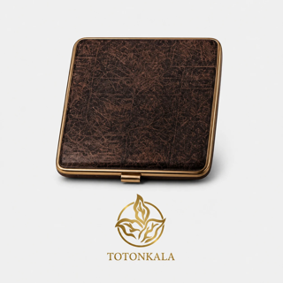 کیف سیگار چرمی طرح دار
